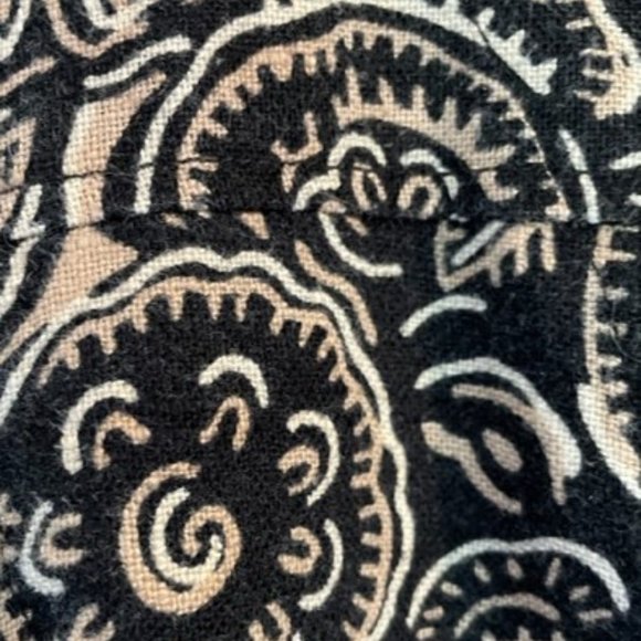 Coldwater Creek Black and Khaki Button Down Shirt-Jacket - Picture 3 of 7